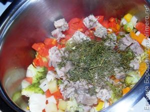 Суп с брокколи и цветной капустой