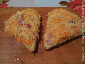 Гренки с овощами