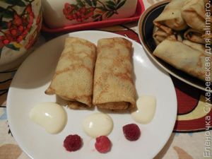 Блинчики с творогом