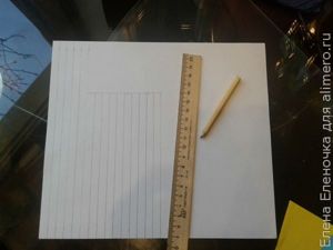 Снежинка из бумажных полосок