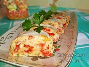 рулет из лаваша