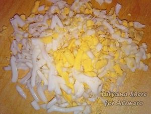 Салат с корейской морковью и грибами