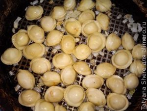 Жареные пельмени