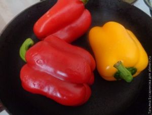 Салат из болгарского перца с курицей
