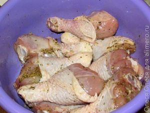 куриные голени в рукаве