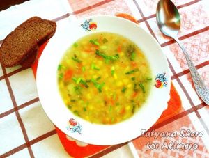 Суп с кукурузой