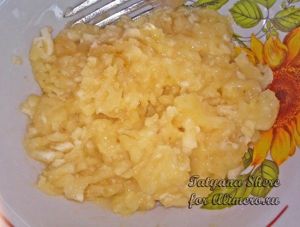 Банановый кекс в кружке
