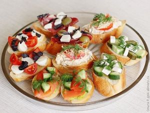 Начинки для брускетты