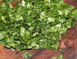 Маринованные шампиньоны с кинзой Маринованные шампиньоны с кинзой
