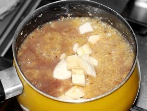 Кукурузная каша с молоком
