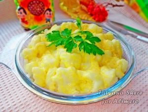 Капуста с соусом Бешамель