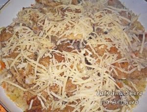 рыба с овощами и рисом