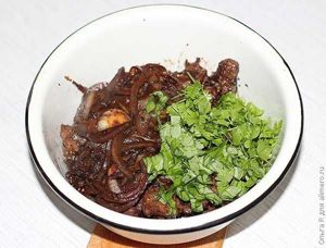 Куриные сердечки в маринаде