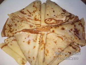 Блинчики со сливочным маслом