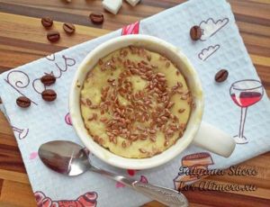 Банановый кекс в кружке