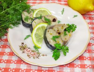 Маринованная скумбрия
