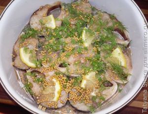 Маринованная скумбрия
