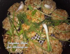 Сырники с зеленым луком