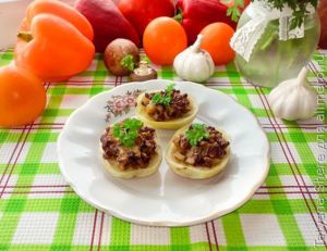 Картофельные лодочки