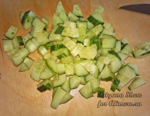 Cалат из горбуши
