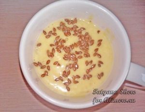 Банановый кекс в кружке