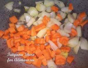 Сырный суп с зеленым горошком