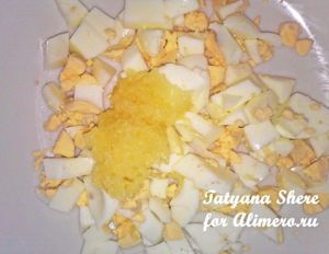 Салат из баклажанов с сыром