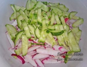 Салат из редиса