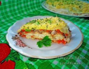 Рецепт закусочного торта