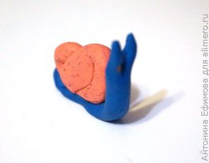 Улитка из пластилина