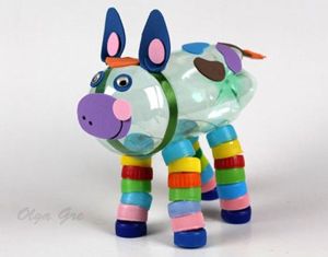 Поделки из крышек для детей, идеи.
