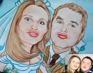 Дружеский шарж понравится людям с хорошим чувством юмора. Все, что понадобится для воплощения идеи в жизнь, это фото молодых. Дружеский шарж понравится людям с хорошим чувством юмора. Все, что понадобится для воплощения идеи в жизнь, это фото молодых.