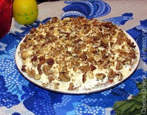 салат с копченой курицей