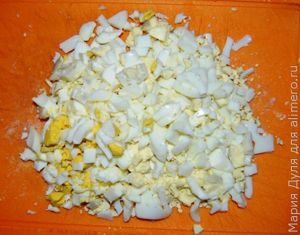 Стожки с куриным фаршем на скорую руку
