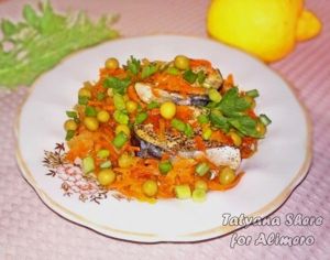 Тушеная скумбрия