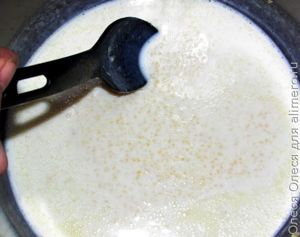 молочный суп из кукурузной крупы