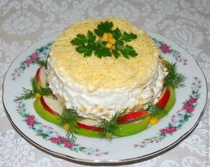 Салат с мясом криля. Салат с мясом криля.