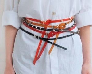 С чем носить пояса, идеи.