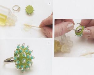Кольца из полимерной глины, мастер-классы.