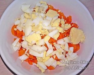 Салат с зеленым луком