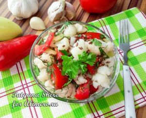 Салат из цветной капусты