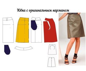 Юбки, выкройки.