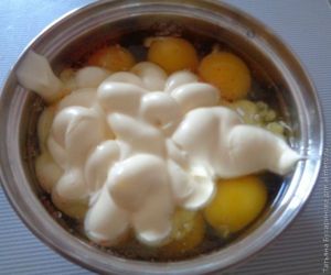 Ленивая запеканка из пельменей