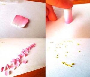 Серьги из пластики, мастер-классы.