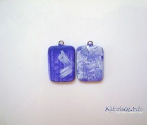 Серьги из пластики, мастер-классы.