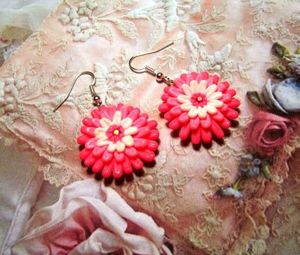 Серьги из пластики, мастер-классы.