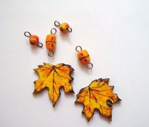 Серьги из пластики, мастер-классы.