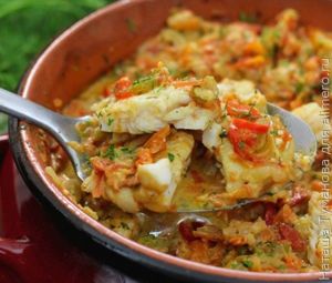 БЕЛАЯ РЫБА С ОВОЩАМИ