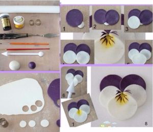 Украшения из мастики