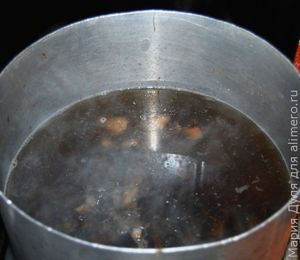 Грибной суп с маслинами